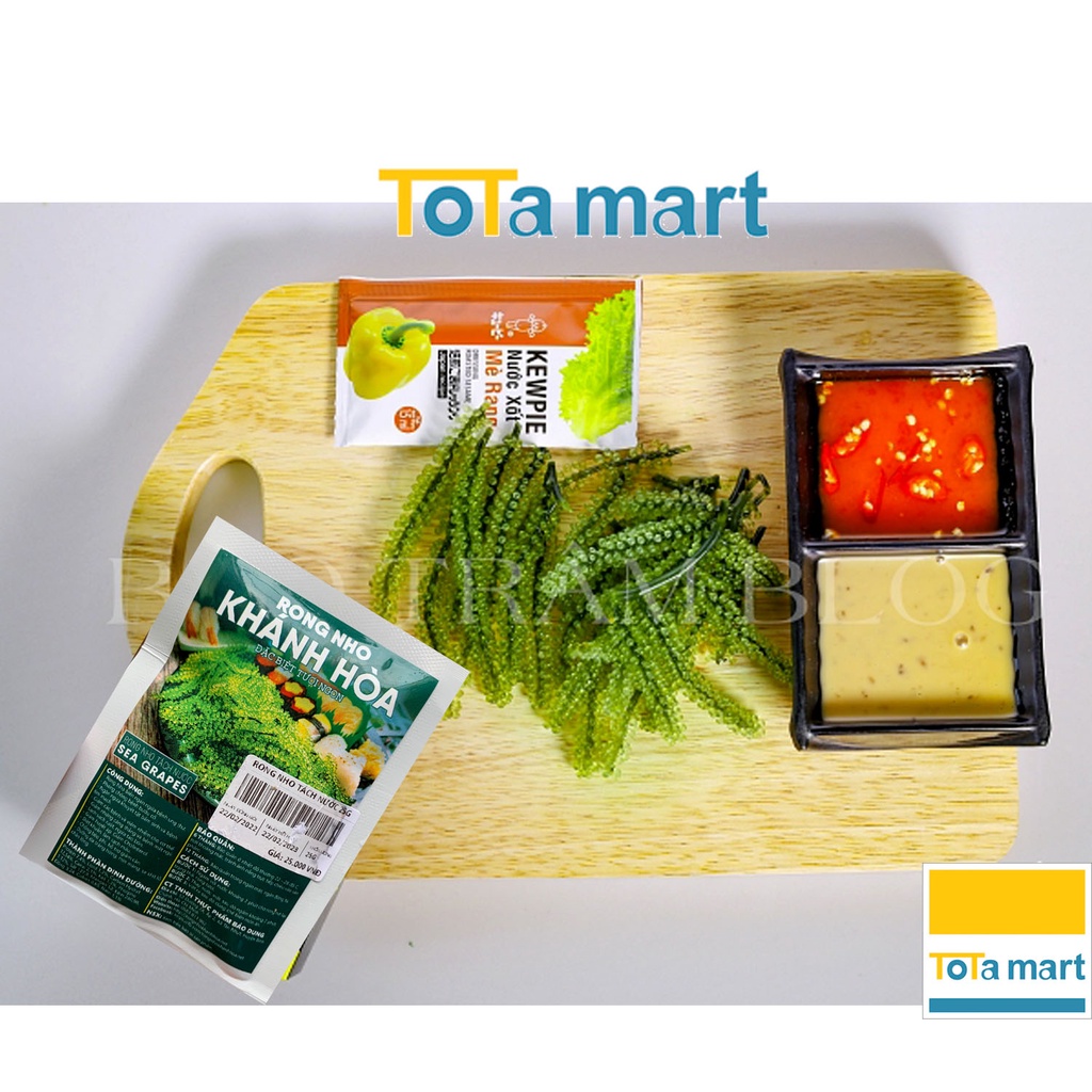 (hsd 02/2023) Rong nho tách nước Khánh Hòa Bảo Dung gói lớn 100g.