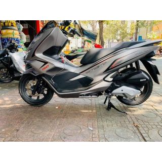 Tem pcx tem rời in chất liệu candy mầu đỏ đen dán cho xe pcx