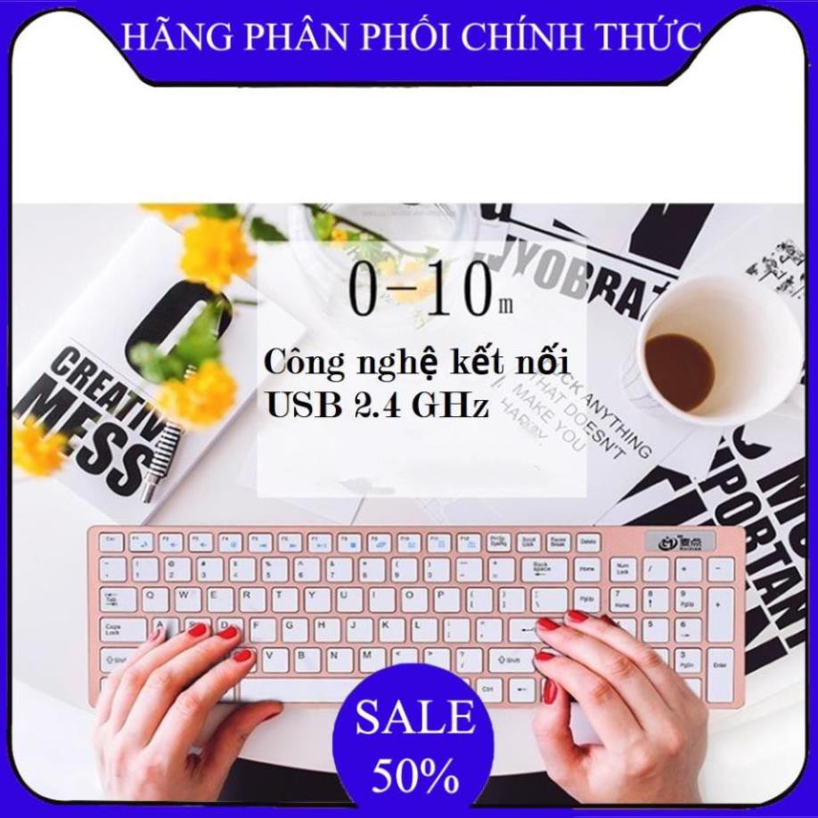 Bàn phím chuột không dây logitech,Bàn phím + chuột máy tính MD -260 chơi game cực thích! - Bảo hành úy tín 1 đổi 1