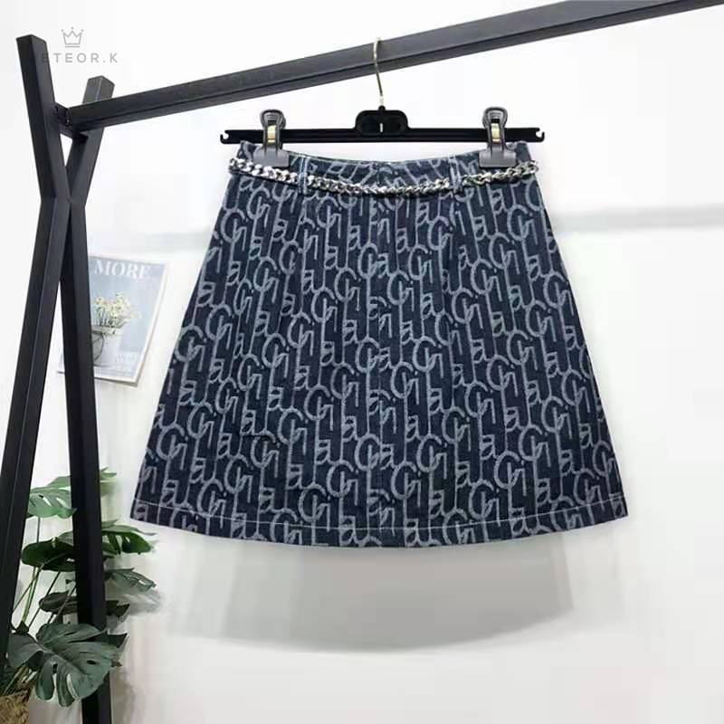 Váy Ngắn Chữ A Lưng Cao Kiểu Retro Hàn Quốc Dành Cho Nữ | BigBuy360 - bigbuy360.vn