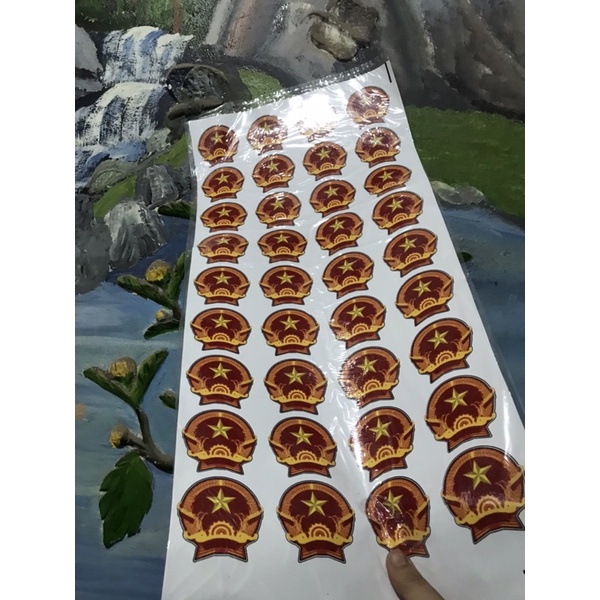 Combo 36 hình tem stiker Đảng chống nước tuyệt đối