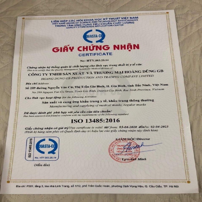 ( 50 Chiếc) Khẩu Trang 4D KF94 Hàn Quốc Chống Bụi Mịn Và Kháng Khuẩn( Hoàng Dũng)
