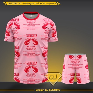 Áo thun phông tshirt cổ tròn trend  MÌ TÔM MILIKET nam nữ unisex co giãn vải thun lạnh, thấm hút mồ hô