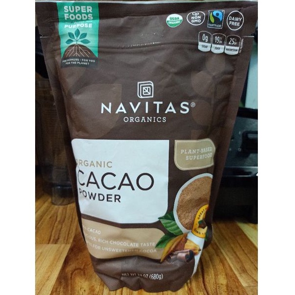Bột cacao hữu cơ Navitas.