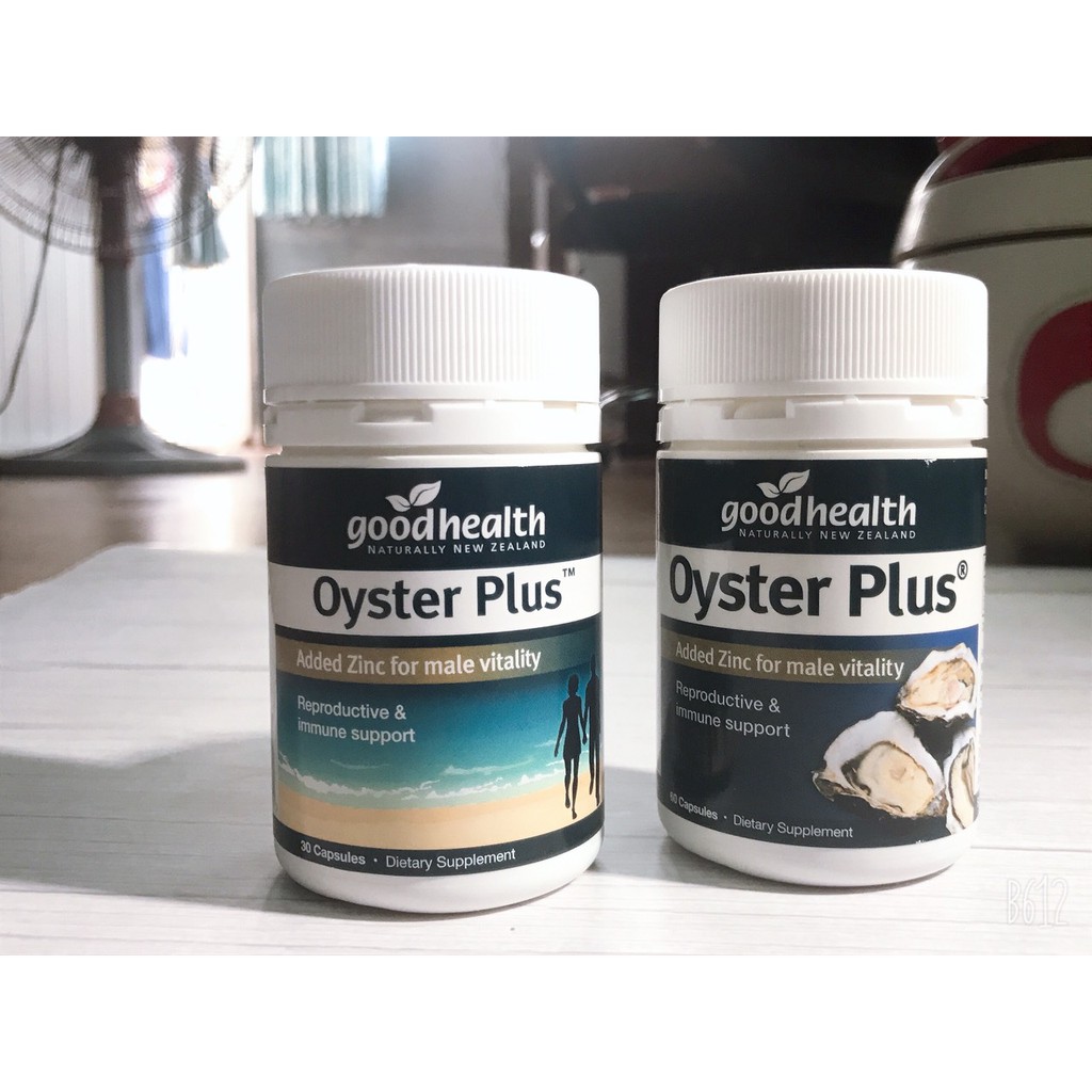 [COMBO 2HỘP]Tinh chất hàu tươi Oyster Plus Good Health tăng cường sinh lý nam giới (30 - 60 viên/lọ)