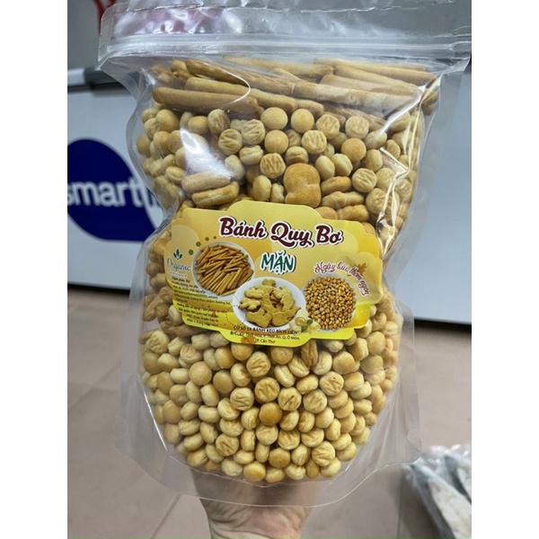 Bánh quy bơ mặn hình bi/đũa thơm ngậy 500g