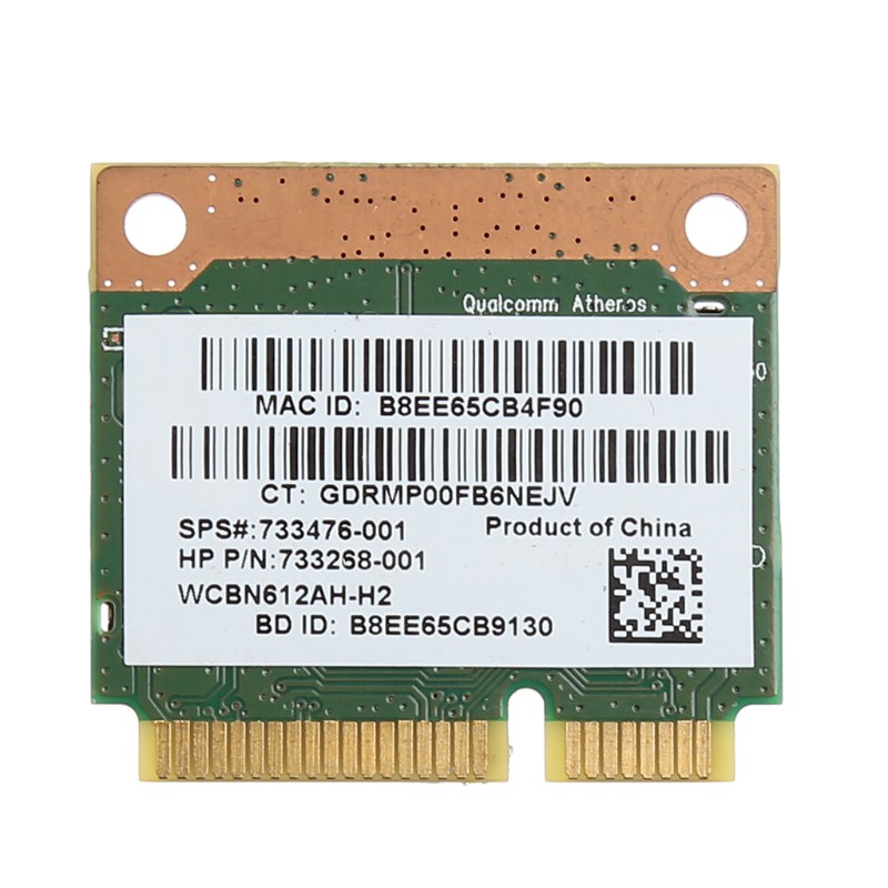 Thẻ Wifi Bluetooth 4.0 PCI-E wb335 ar9565 sps cho HP qcs