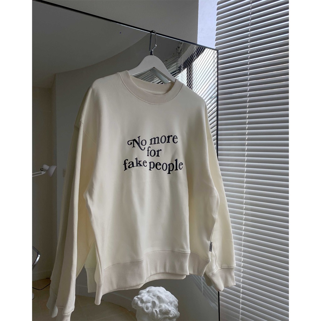 Áo Sweater Kem PRIVATE MOOD | SS21 | Ep.1 - No More Fake People Sweatshirt