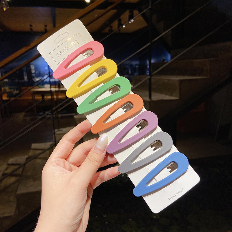 Bộ Kẹp Tóc Đơn Giản Phong Cách Hàn Quốc Cho Nữ