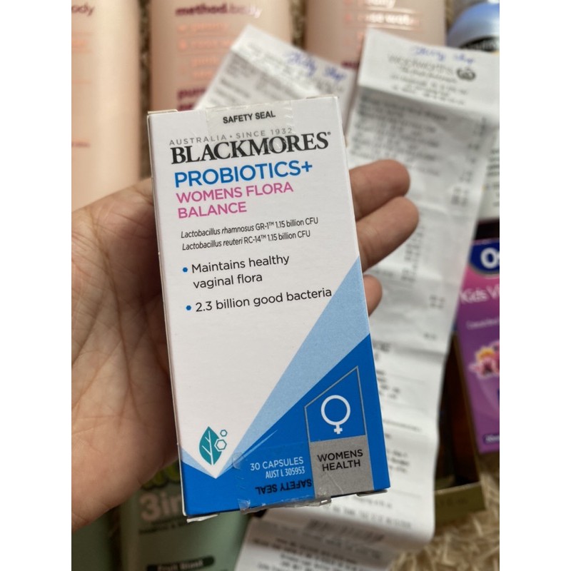 BLACKMORES PROBIOTICS+ WOMEN LỌ 30 VIÊN CHÍNH HÃNG