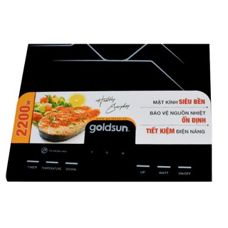 Bếp điện từ đơn Goldsun GIC3200-D ( Tặng kèm nồi lẩu inox )