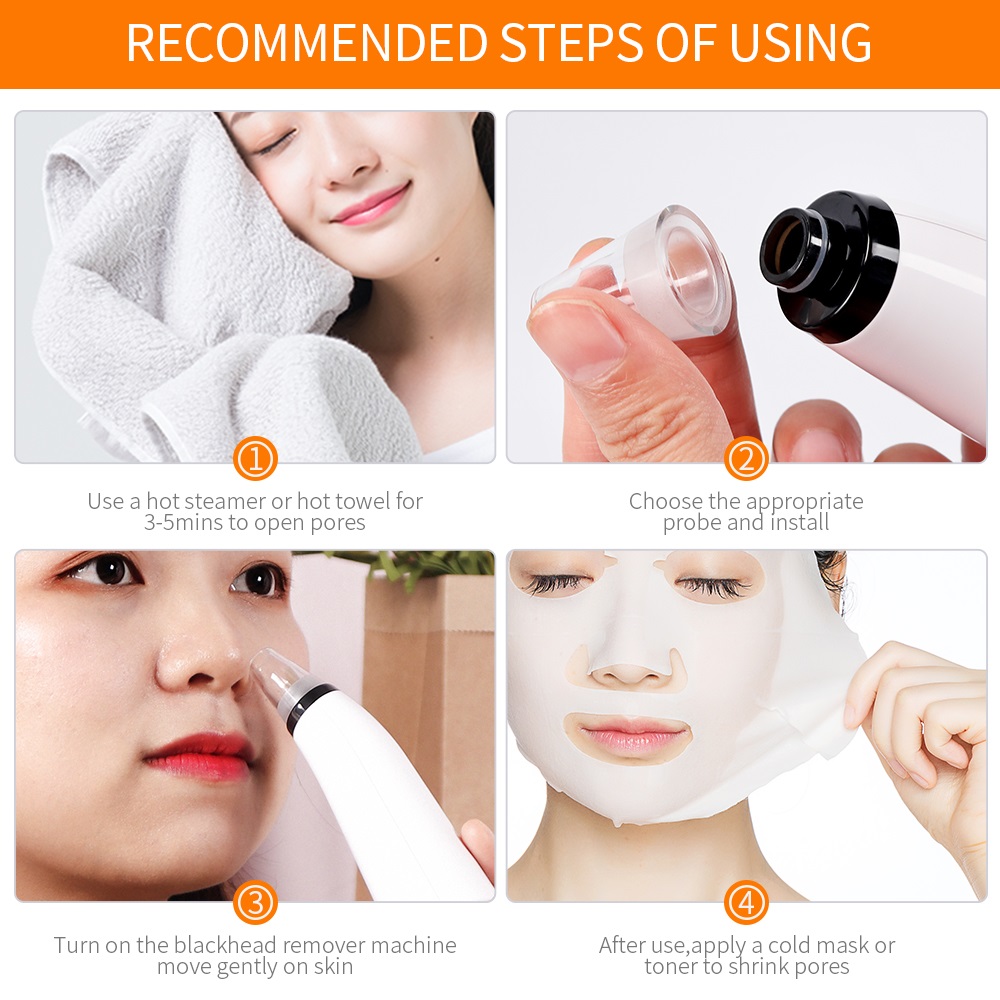 Máy Hút Mụn Đầu Đen Làm Sạch Lỗ Chân Lông Chất Lượng Cao