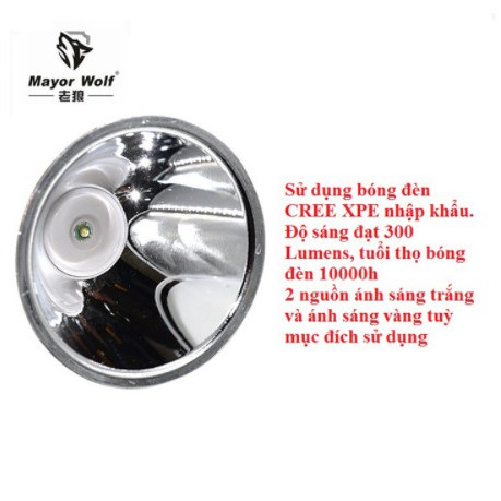 😍 Đèn pin LED, đèn đội đầu T017 chính hãng Mayor Wolf | BigBuy360 - bigbuy360.vn