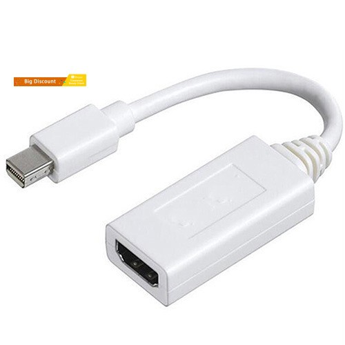 Dây cáp chuyển đổi cổng mini DP sang VGA HDMI DVI cho Apple Macbook