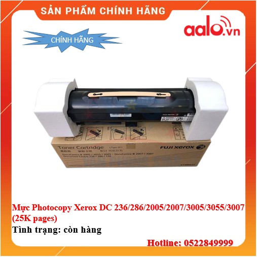 Mực Photocopy Xerox DC 236/286/2005/2007/3005/3055/3007 (25K pages) chính hãng - aalo.vn