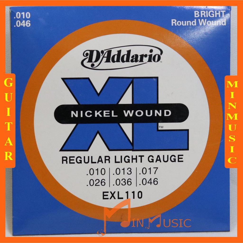 Dây đàn guitar điện D'addario /size 9 ,10