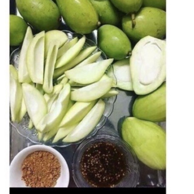 Xoài bao tử (siêu chua) 1 hộp kèm muối/sốt chấm thần thánh SHIP HOẢ TỐC 30’ NHẬN NGAY Ạ