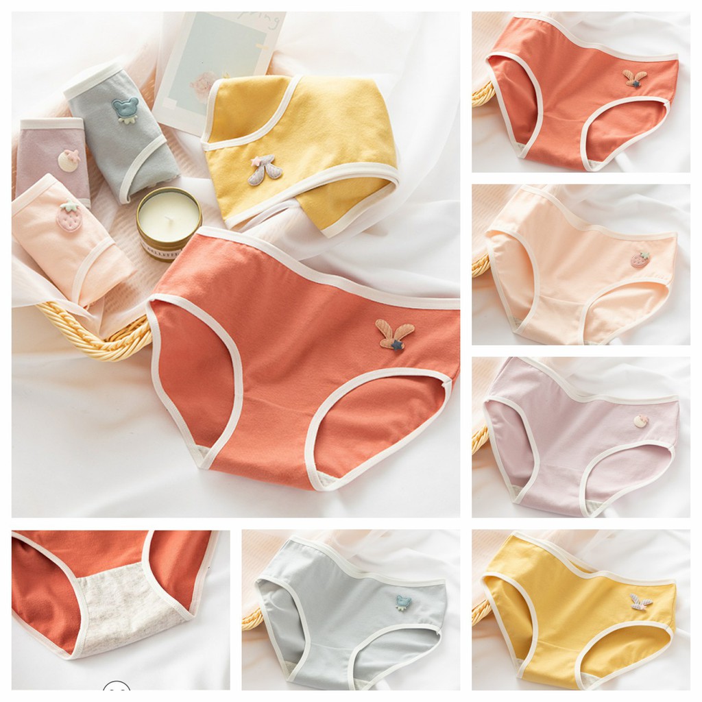Set combo 5 quần lót nữ cotton  NuciFera nhiều mẫu dễ thương sắc màu, chất thoáng mát co dãn