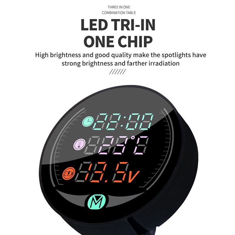 Đồng Hồ Đo Nhiệt Độ Nước 9-24V Có Màn Hình LED Cho Xe Máy đồng hồ gắn xe máy