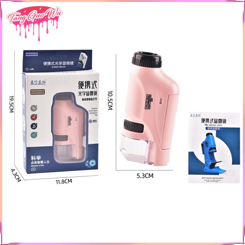 Bộ 2 kính hiển vi cầm tay có đèn LED cho trẻ em | BigBuy360 - bigbuy360.vn