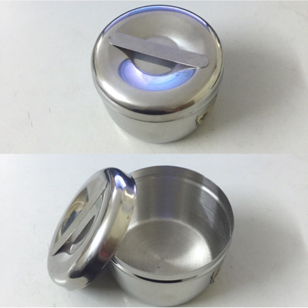 Hộp inox đựng bông