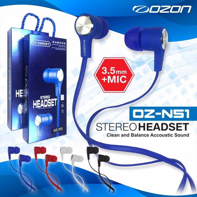 Tai Nghe Ozone Oz-N51 Stereo Plus Mic