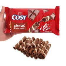 Thùng 24 gói bánh quế Cosy kem mix đủ vị 135gr - Đại lý sỉ