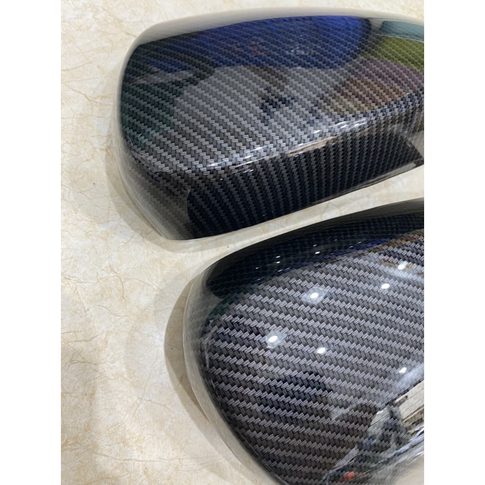 Bộ 2 ốp gáo gương xe Toyota Rush 2018 2019 2020 2021 - mẫu carbon thể thao cao cấp
