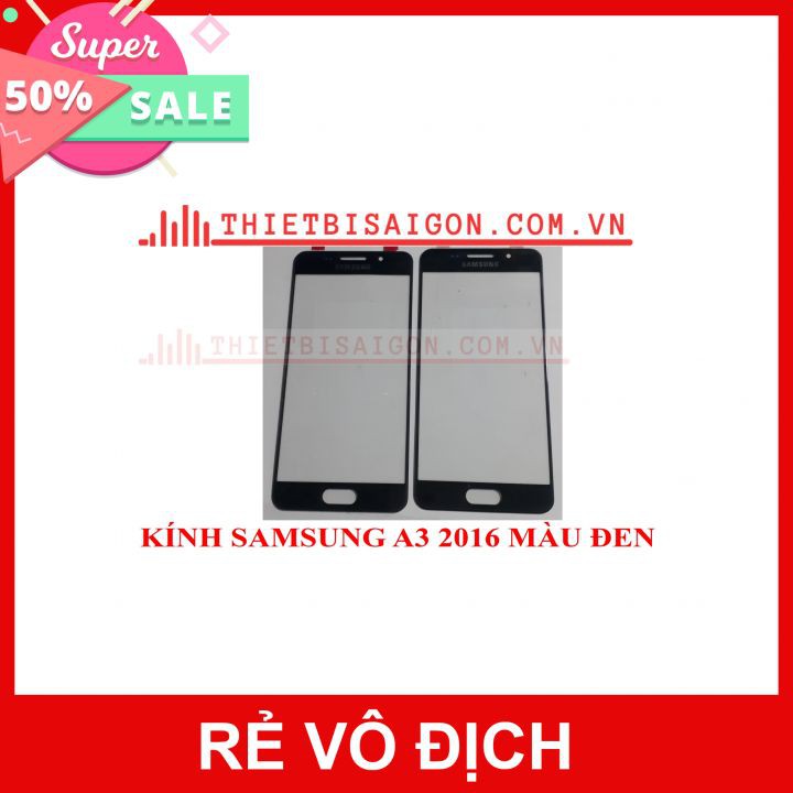 KÍNH SAMSUNG A3 2016 MÀU ĐEN