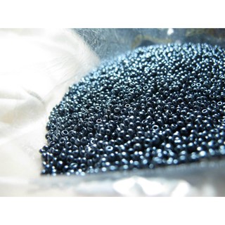 1kg hạt cườm màu than chì 3-4mm handmade-trang trí - phụ kiện may mặc - đính kết