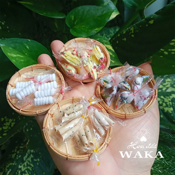 Mô Hình Bịch Bánh Dân Gian 1/12 - Đất Sét Cao Cấp