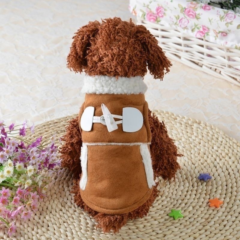 Áo Khoác Giả Da Cho Thú Cưng