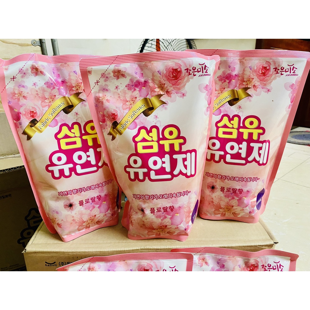 Nước xả vải ⚡FREESHIP⚡ Joeunmiso Hàn Quốc 1300ml hương Ngàn hoa