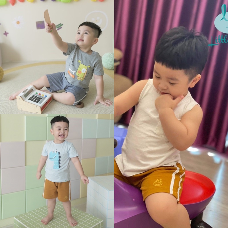 [Little Love] - Áo cộc tay cho bé trai bé gái sale hãng little love