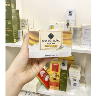 Kem Body Dưỡng Trắng Da Cốt Men Bia 150Gram Nicos Thanh Nhi + Tặng gói ttbc Body