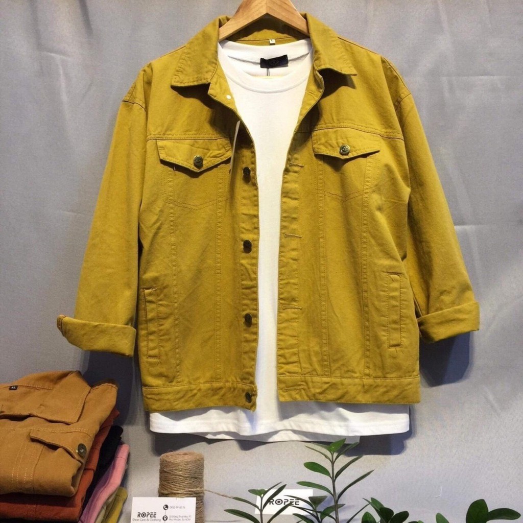 Áo Khoác Jeans Nữ In Cool tone Nhạt TCS06 - MUA NGAY