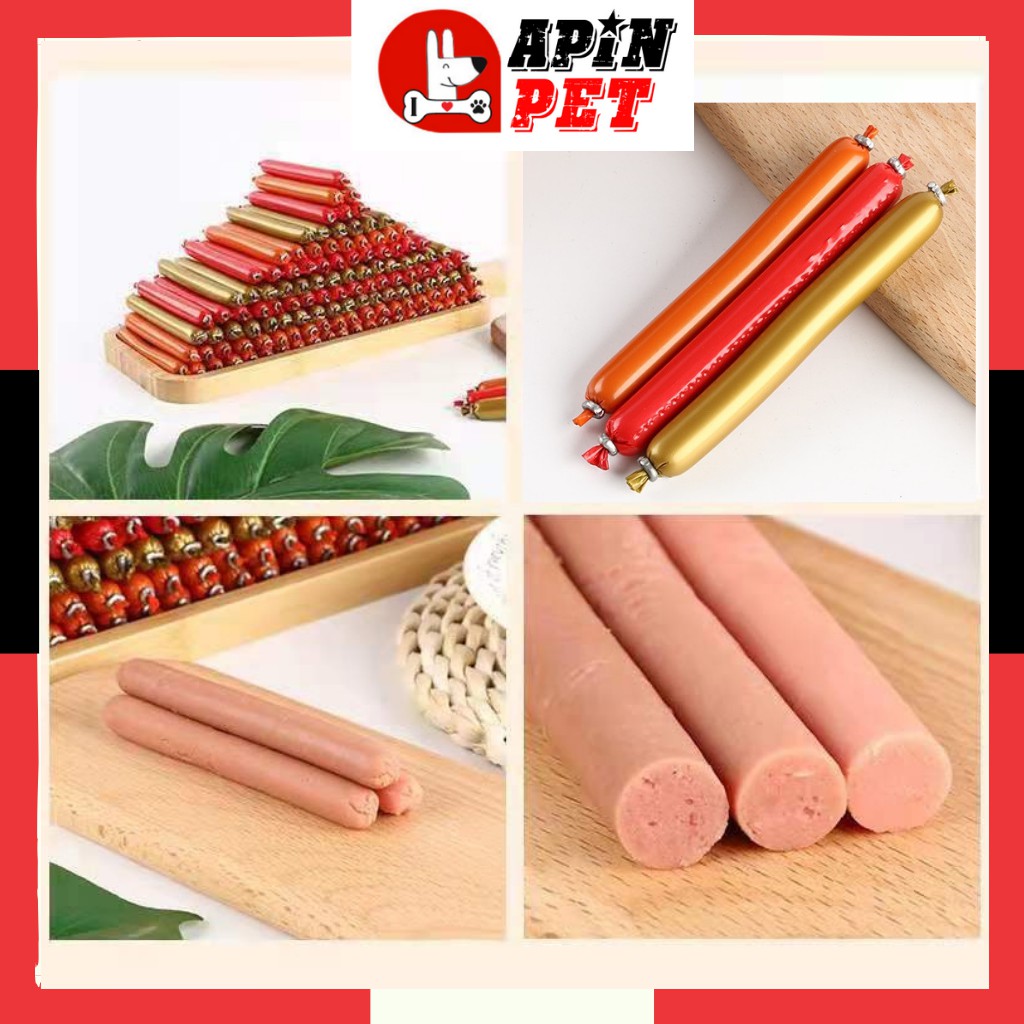 Xúc Xích Cho Chó Mèo Hamster Thú Cưng Dinh Dưỡng Giàu Vitamin Đạm Bioline 15g -Apinpet Shop