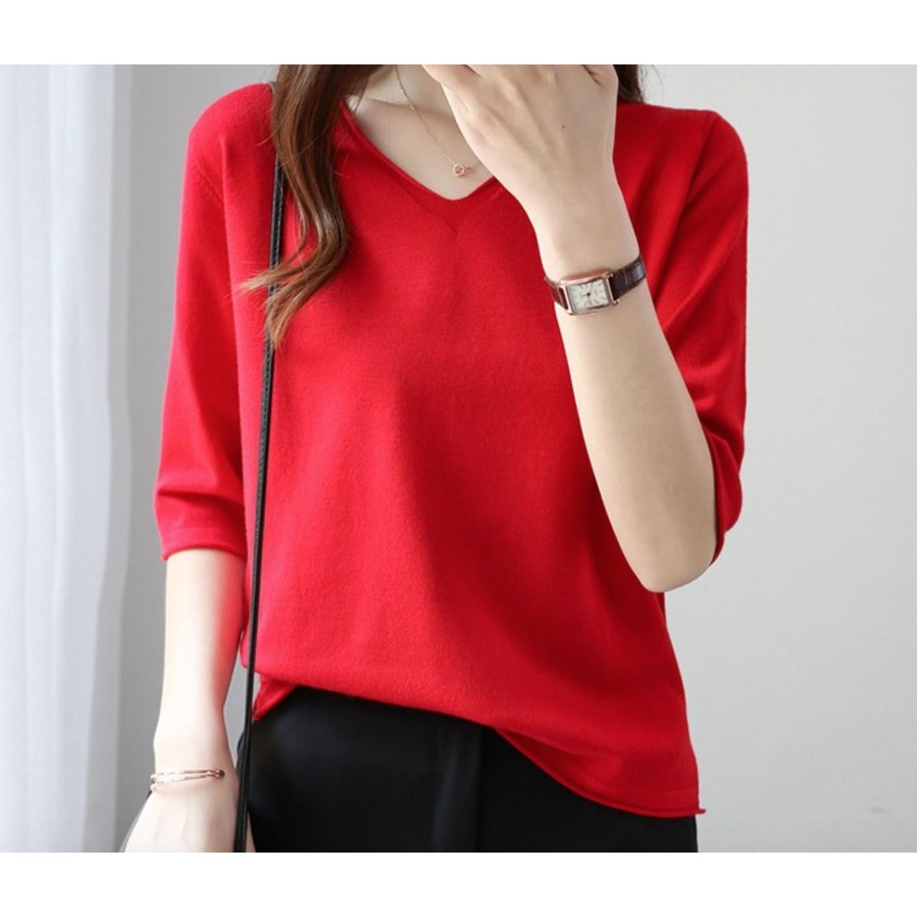 Áo len tay lỡ phong cách thu đông thời trang cho nữ. hàng quảng châu cao cấp | BigBuy360 - bigbuy360.vn
