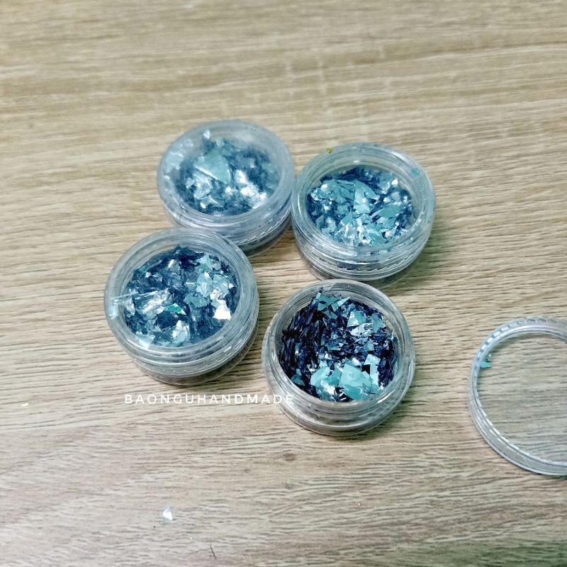 Kim tuyến vảy trang trí resin nhiều màu