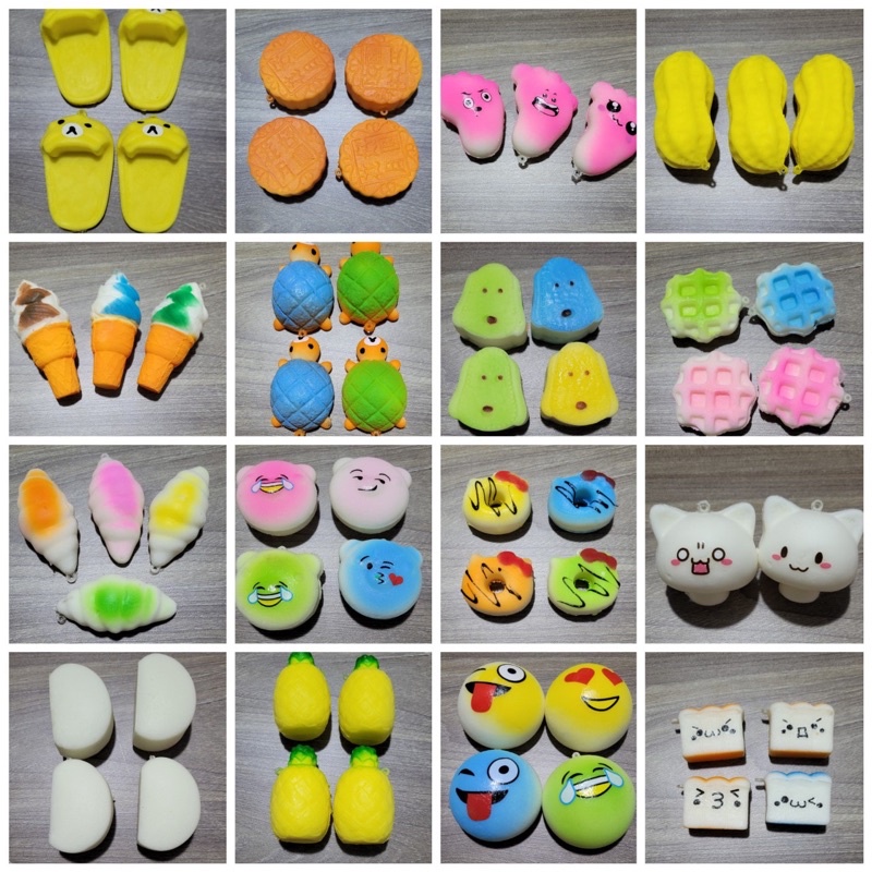 Đồ chơi squishy mini chất xốp mẫu đẹp