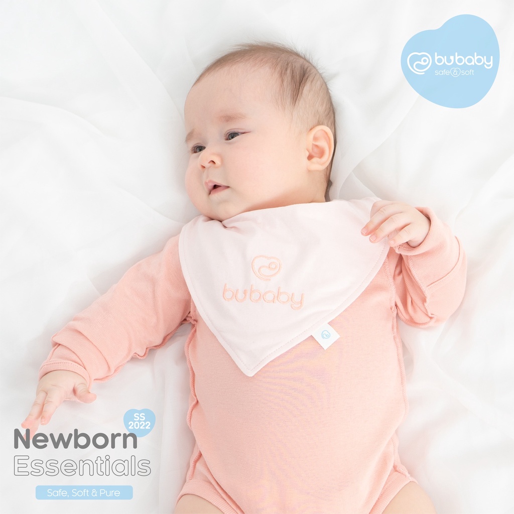 Bộ Body sát đũng cổ chồm Bambus Bu baby