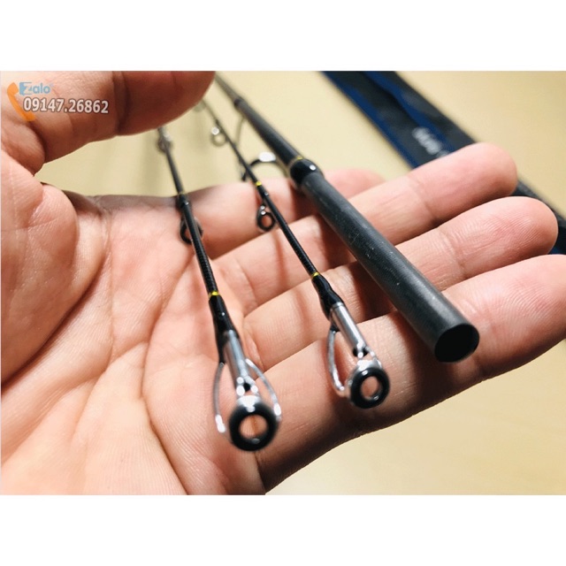 cần lure 2 ngọn dài 2m1 Attackera cần ngang cần cực khoẻ y hình