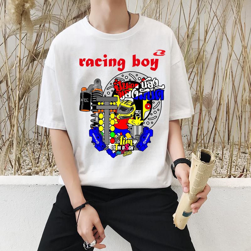 Áo thun RACING BOY 🎒FREESHIP🎒 áo thun tay lỡ TL575