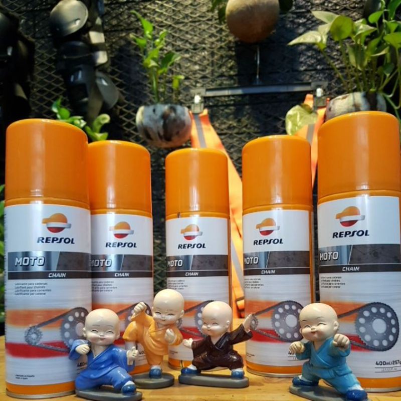 [MUA NHIỀU GIẢM GIÁ] xịt dưỡng sên Repsol 400ml, chai bôi trơn bảo dưỡng sên xích repsol 400ml giá tốt