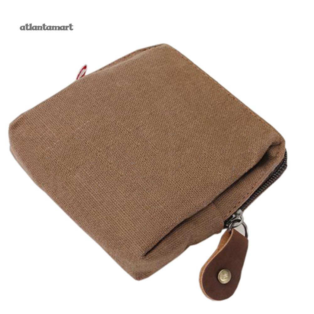 Ví Nhỏ Đựng Tiền Bằng Vải Canvas In Họa Tiết Cổ Điển Dành Cho Nữ
