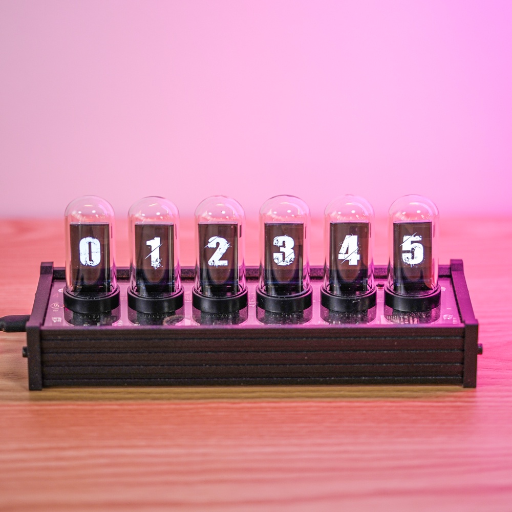[Chính hãng] Đồng hồ decor ELEKSTUBE V6 - Đồng hồ NIXIE phát sáng - có thể setup thay đổi hình ảnh tùy ý