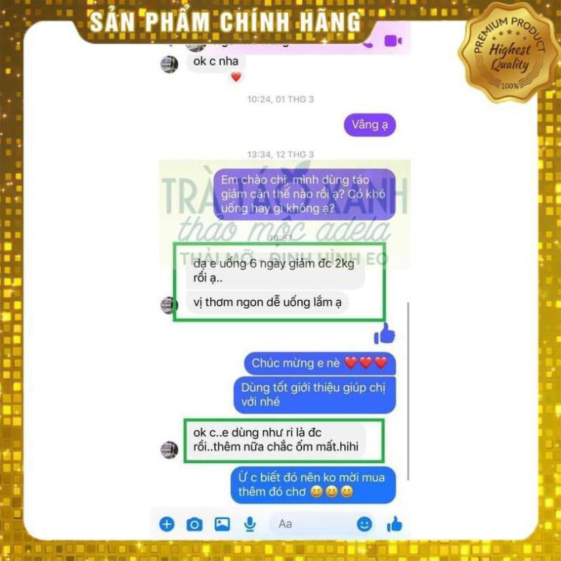 FREESHIP TRÀ GIẢM CÂN TÁO XANH THẢO MỘC 🍏 THẢI M.Ỡ - ĐỊNH HÌNH EO🍏 - HÀNG CHÍNH HÃNG - NHẬN MÃ FREESHIP