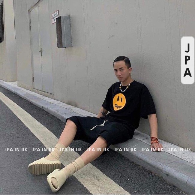 Áo thun tay lỡ J19 Drew Gấu Unisex JPA in UK basic tee phông trơn nam nữ oversize form rộng đường phố Hàn Quốc J19 | BigBuy360 - bigbuy360.vn