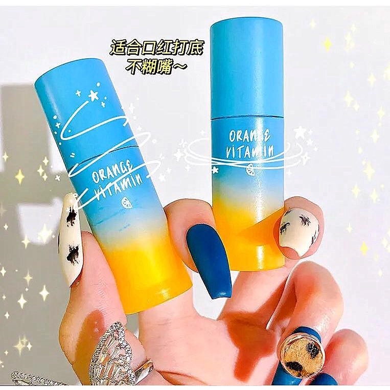 [HOT] ✨SON LÓT ĐẦY MÔI VITAMIN C DƯỠNG SÁNG MÀU MÔI ORGANGE VITAMIN LIPSTICK✨