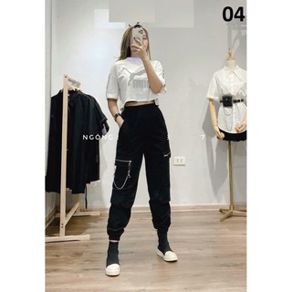 [Đang Sale – FreeShip] QUẦN JOGGER NỮ BO ỐNG SIÊU HOT | Thiết Kế Năng Động - Thời Trang - Cá Tính - H001